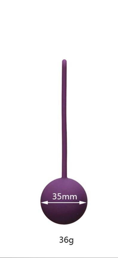 ШАРИКИ ВАГИНАЛЬНЫЕ диаметр 35 мм 36г, цвет фиолетовый арт. EK-1704