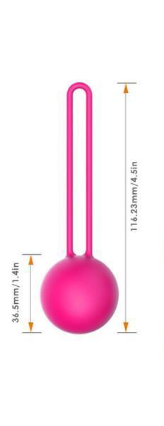ШАРИКИ ВАГИНАЛЬНЫЕ диаметр 36мм 37г, цвет розовый арт. EK-1704